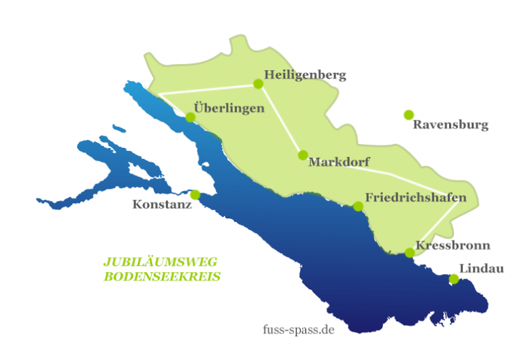 Tour: Jubiläumsweg Bodenseekreis (Deutschland) – Fuß-Spaß